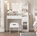 White Makeup Vanity Table