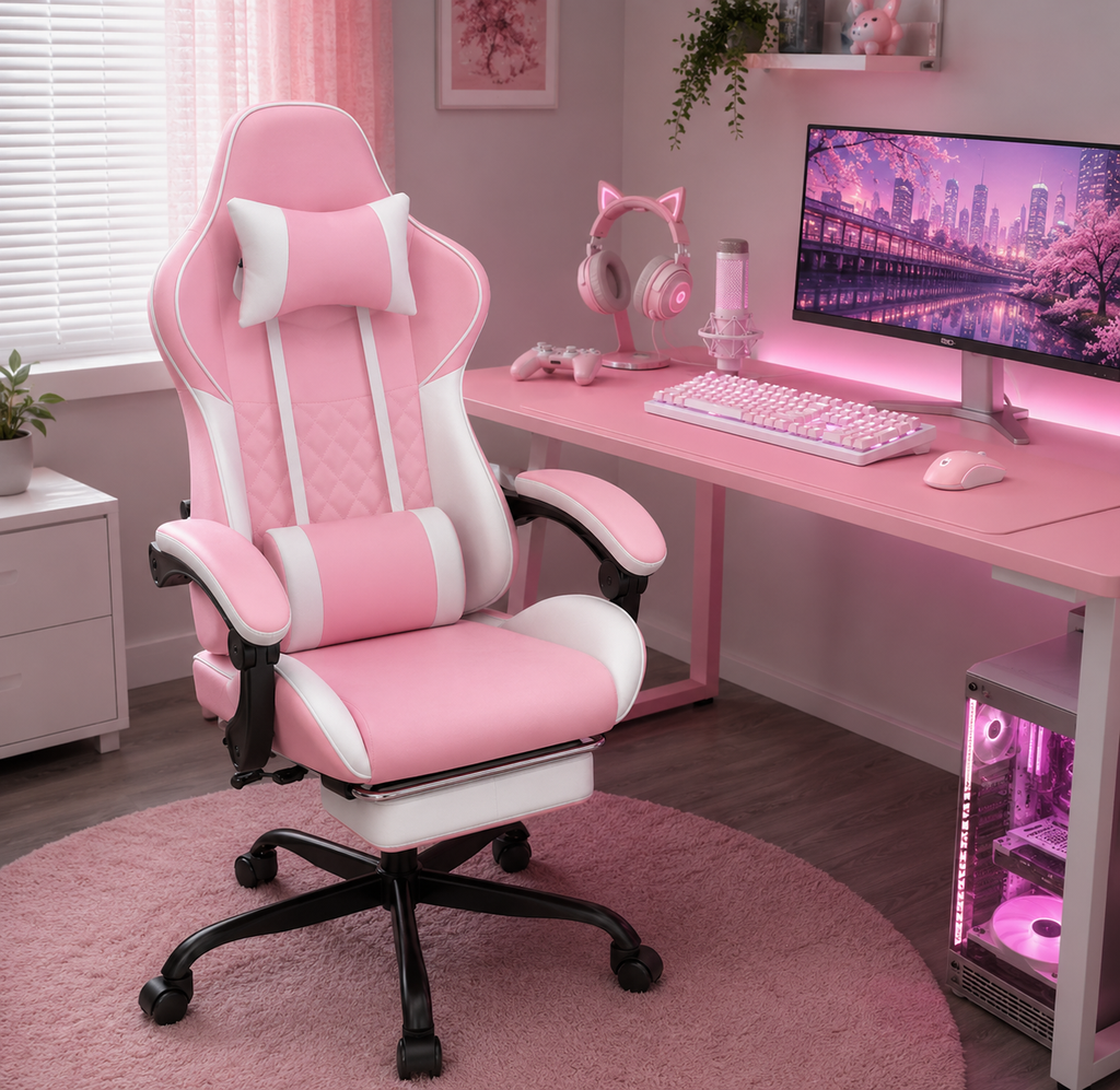Pink Gaming Chair